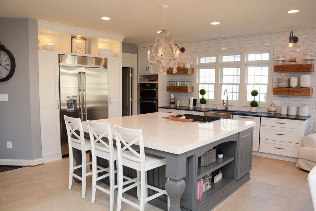 open concept kitchen remodeling Huntington NY