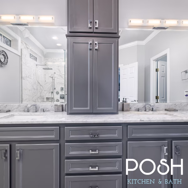 any difference in kitchen and bathroom cabinets​